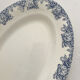 Oval dish in ironstone "Montespan" Salins