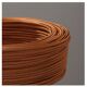 Duo wall lights, 3 M fabric cable, rattan and cane, 70s