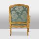 Salon de style Louis XV à chassis en bois doré. Circa 1880.
