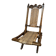 Victorian folding chair 19th century gothic caning Art & Craft