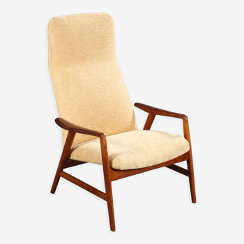 Fauteuil modèle 'Kontur', bois d'orme, Alf Svensson