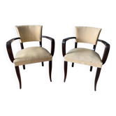 Paire de chaise Art déco
