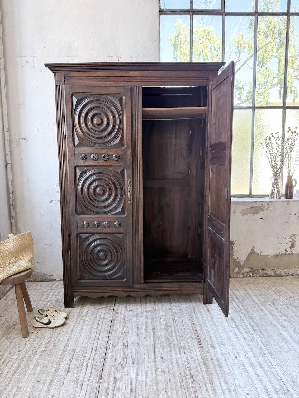 Oak wardrobe "Basque" Dudouyt