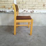Vintage Scandinavian chairs 1970 velvet