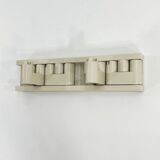 White Minivip wall-mounted coat rack by Benanti & Brunori for Velca Legnano