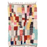 Moroccan Berber rug M'rirt colorful with geometric patterns