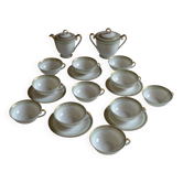 Service à thé ou à café porcelaine de Limoges A. Giraud & Brousseau 1940