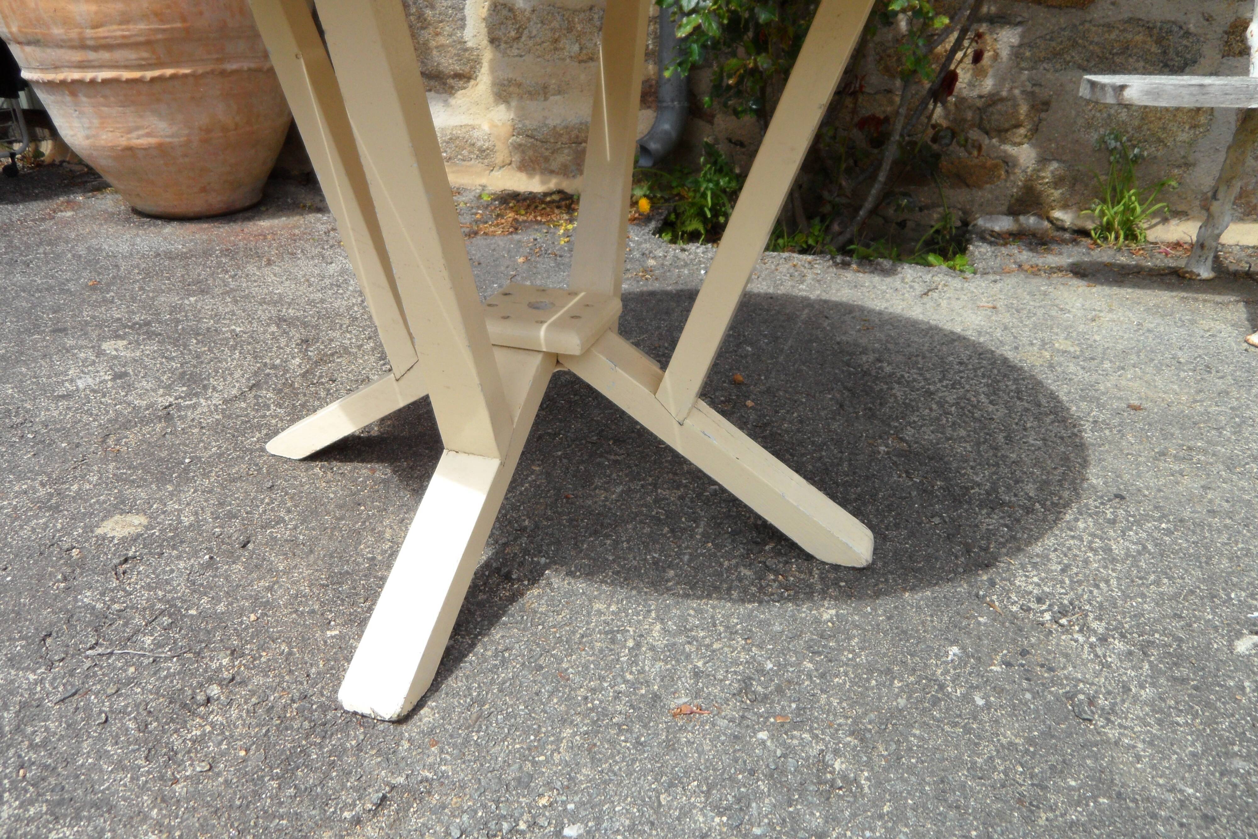 Garden table slats of wood 40s