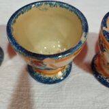 lot of 3 old earthenware shells from Quimper - Henriot