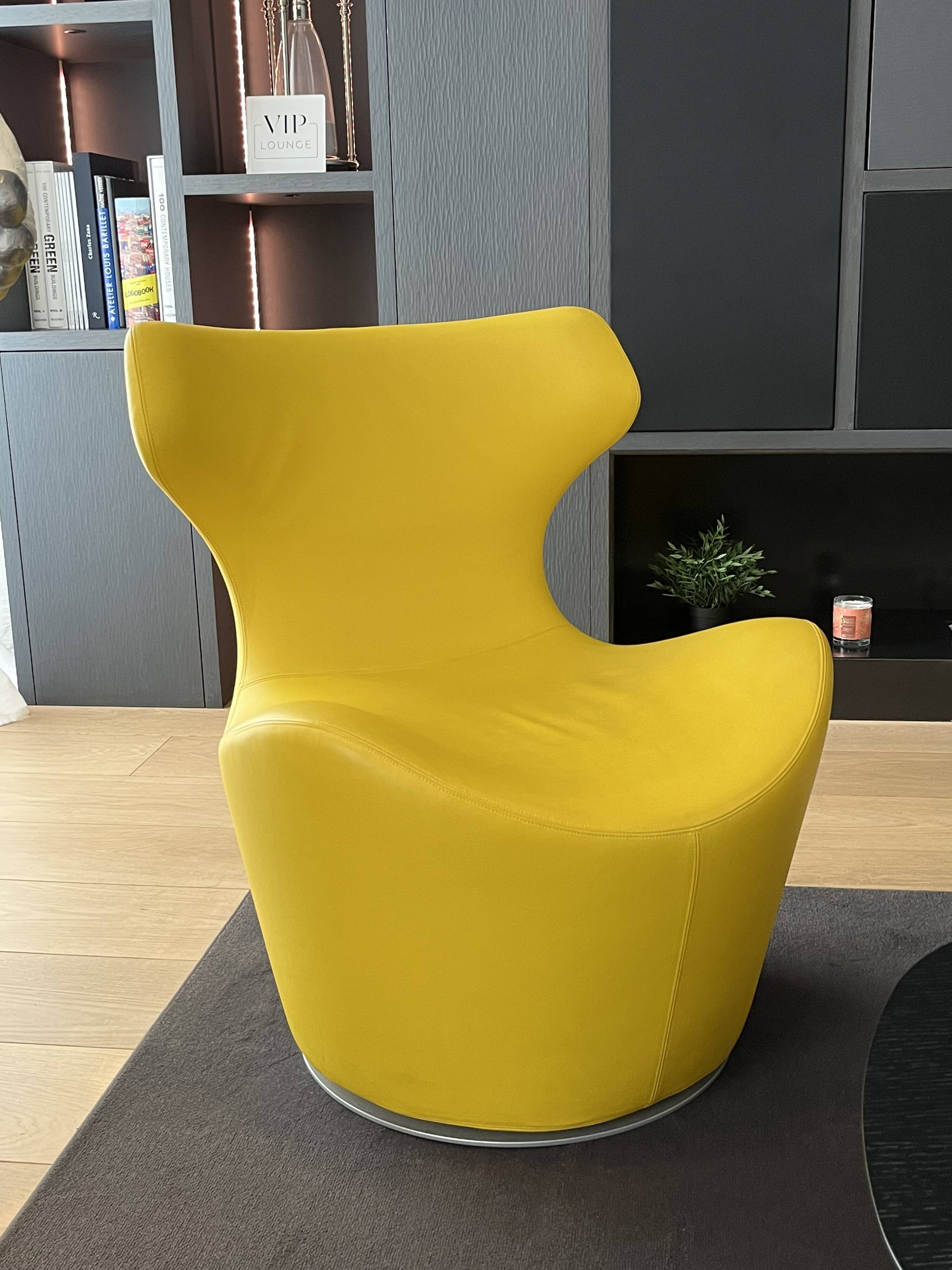 Paire de fauteuils PICCOLA PAPILIO cuir B&B Italia