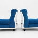 Vintage Italian Modern lounge chairs, 1970s