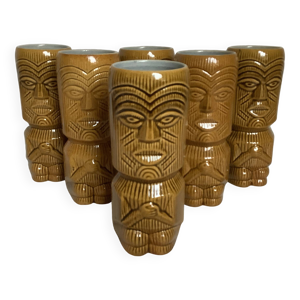 Six vases les moaïs