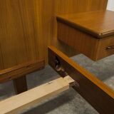 Scandinavian bed 1960 teak