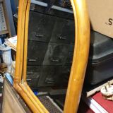 Rattan mirror