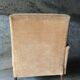 Armchair in wood and beige fabric, France 1940