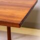 Table basse Hans J Wegner en palissandre par Andreas Tuck 1950s