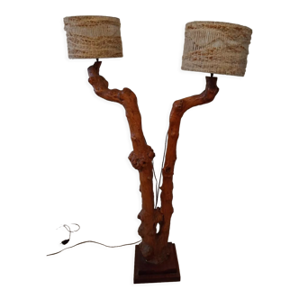Brutalist floor lamp from the 60s