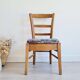 Antique upholstered wooden chair