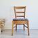 Antique upholstered wooden chair