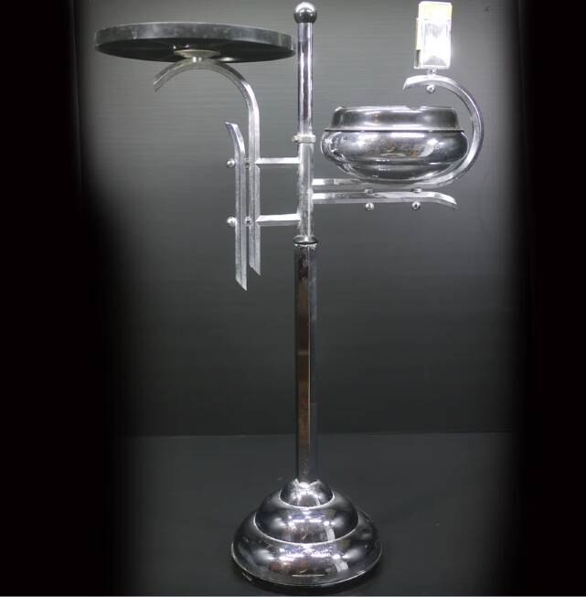 Art Deco smoker's side table from the 1930s.