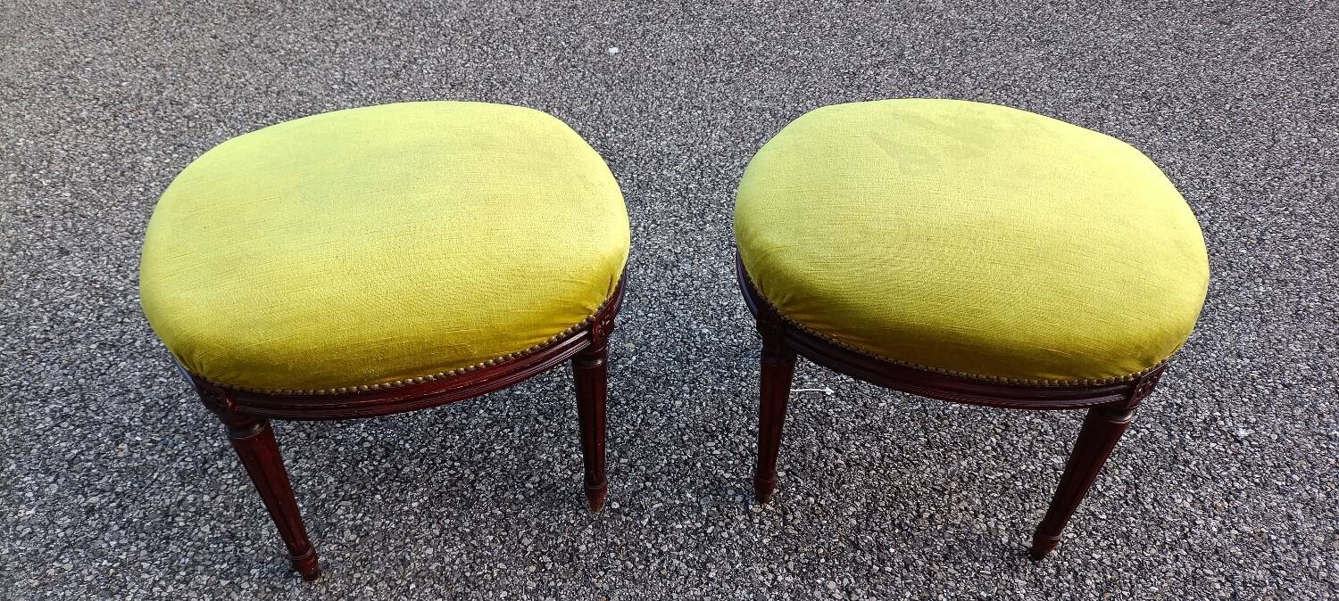 2 Louis XVI stools