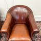 Classic English Sheepskin Leather Armchairs