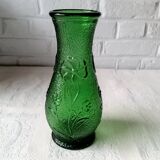Large green glass vase circa 1950/1960, constantin italy