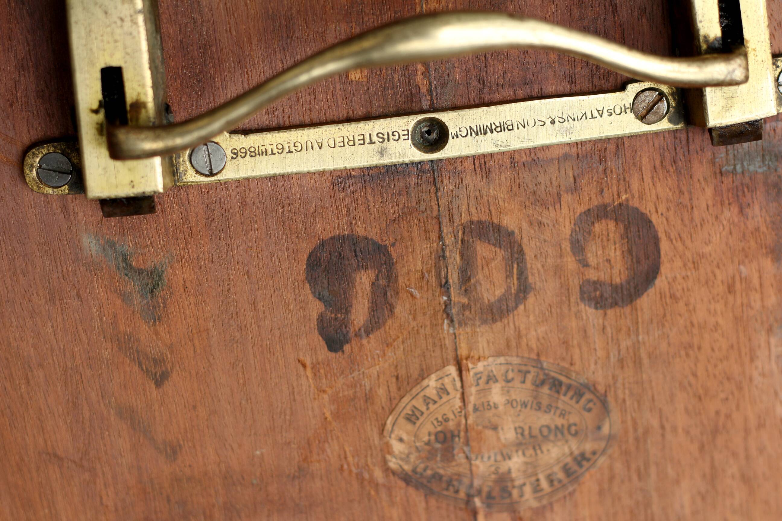 Superbe table john furlong en acajou (vers 1865) !