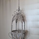 Suspension for plant, lantern-shaped planter