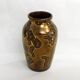 L. Brisdoux gilded copper vase