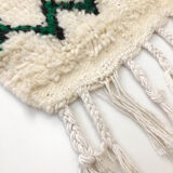 Moroccan Berber carpet azilal ecru with colorful patterns 172x105cm