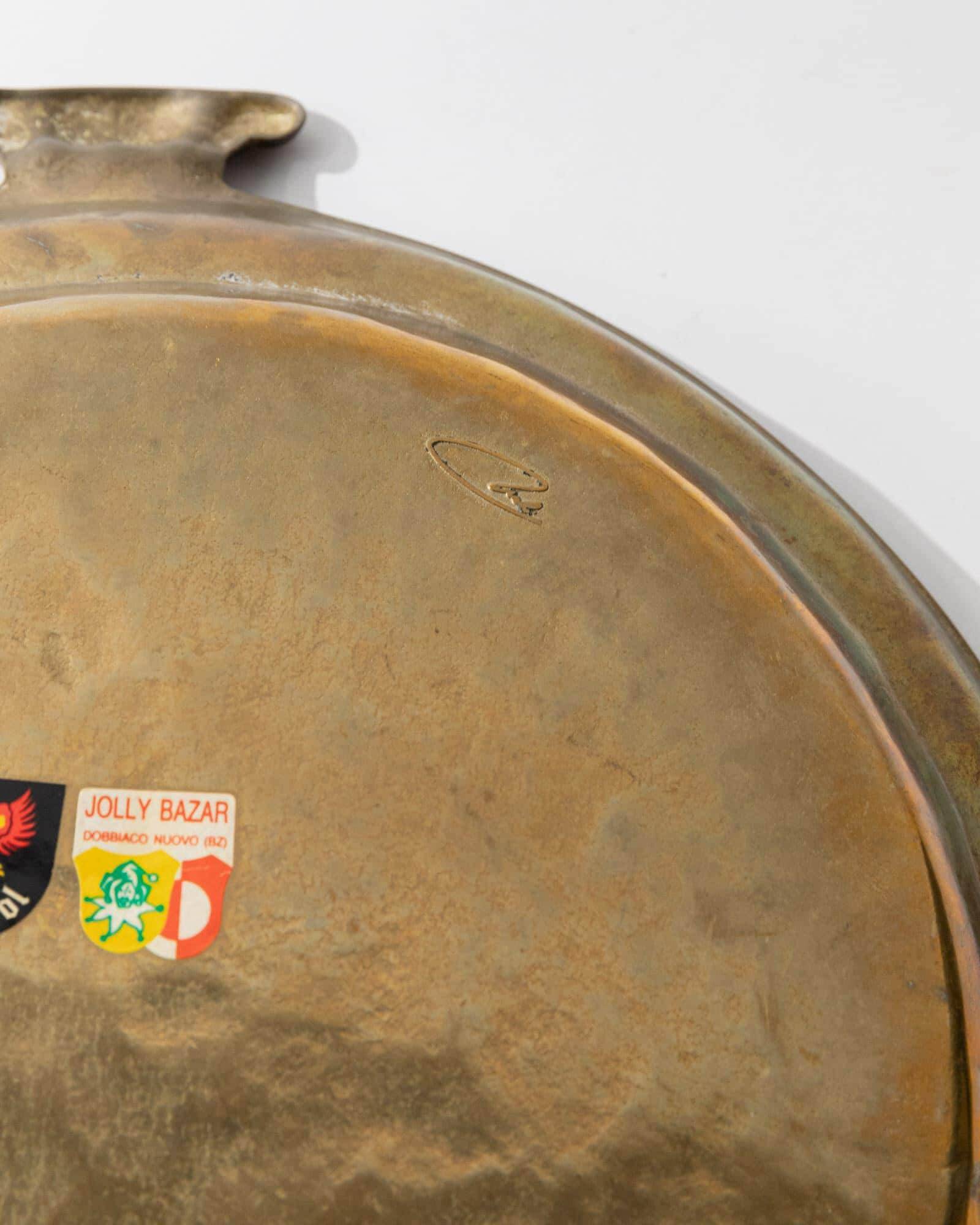 1960s vintage brass plateau by Collini (South Tyrol)