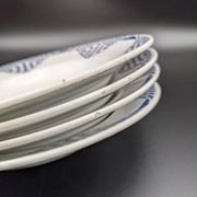 Set of 4 hollow plates Moulin des loups Orchies Hamage model Pantin vintage
