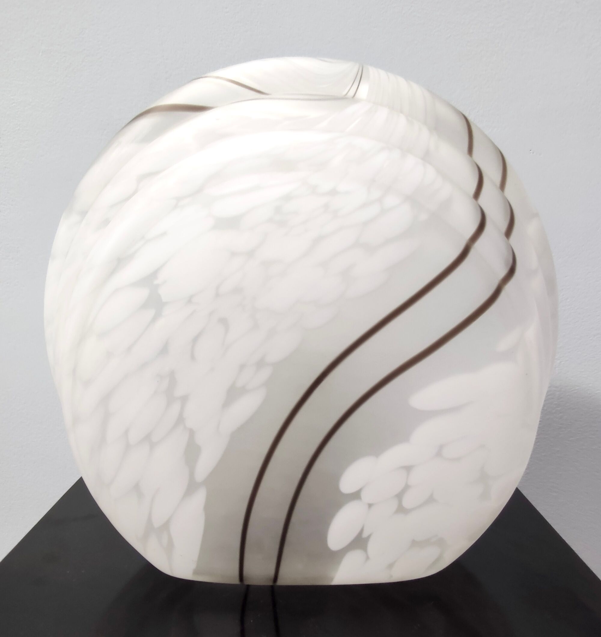 Postmodern murano glass table lamp