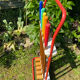Vintage wooden croquet game