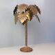 Vintage Coastal French Maison Jansen style  Copper Palm Tree