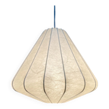 Modern mid-century Cocoon pendant lamp by Friedel Wauer for Goldkant Leuchten, Germany, 1960s.
