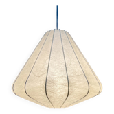Modern mid-century Cocoon pendant lamp by Friedel Wauer for Goldkant Leuchten, Germany, 1960s.