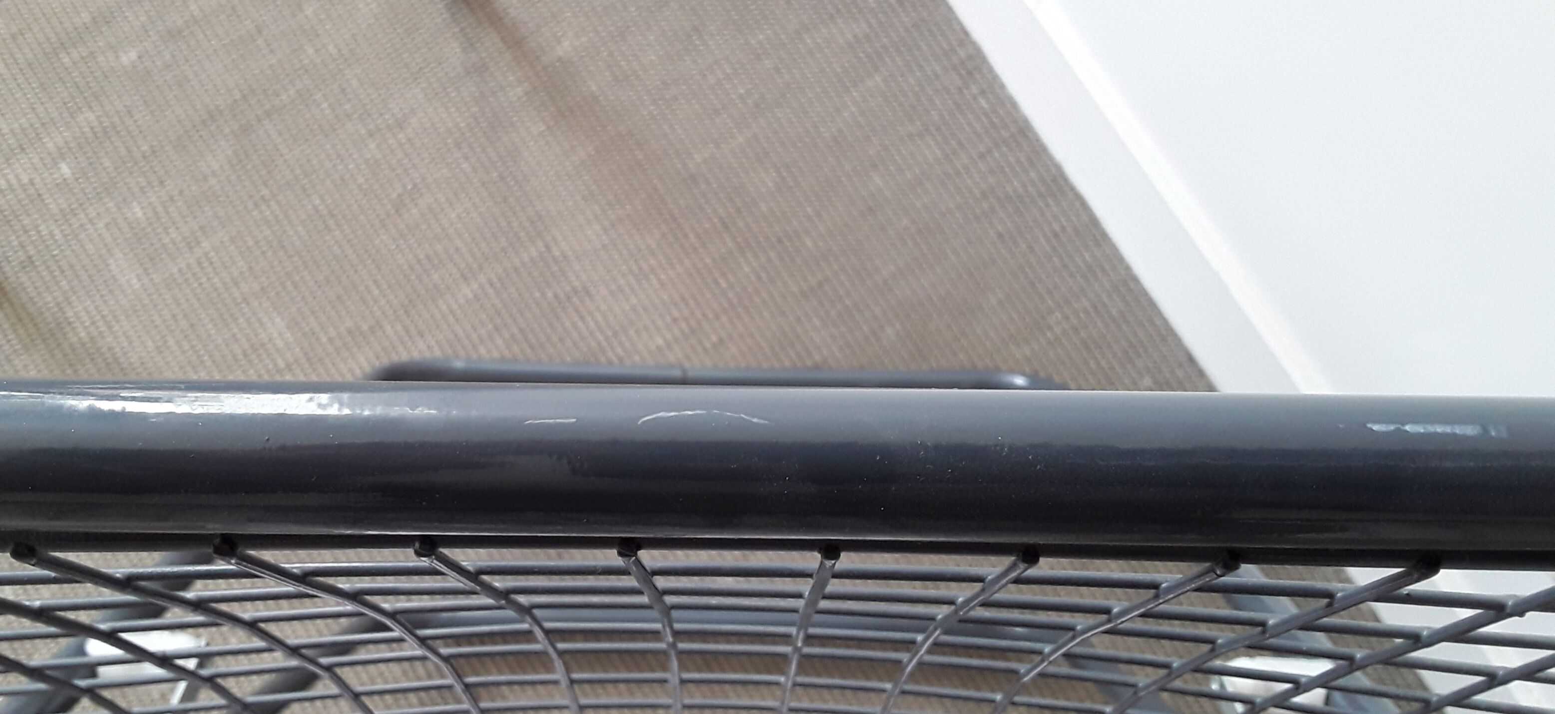 Pair of metal folding chairs