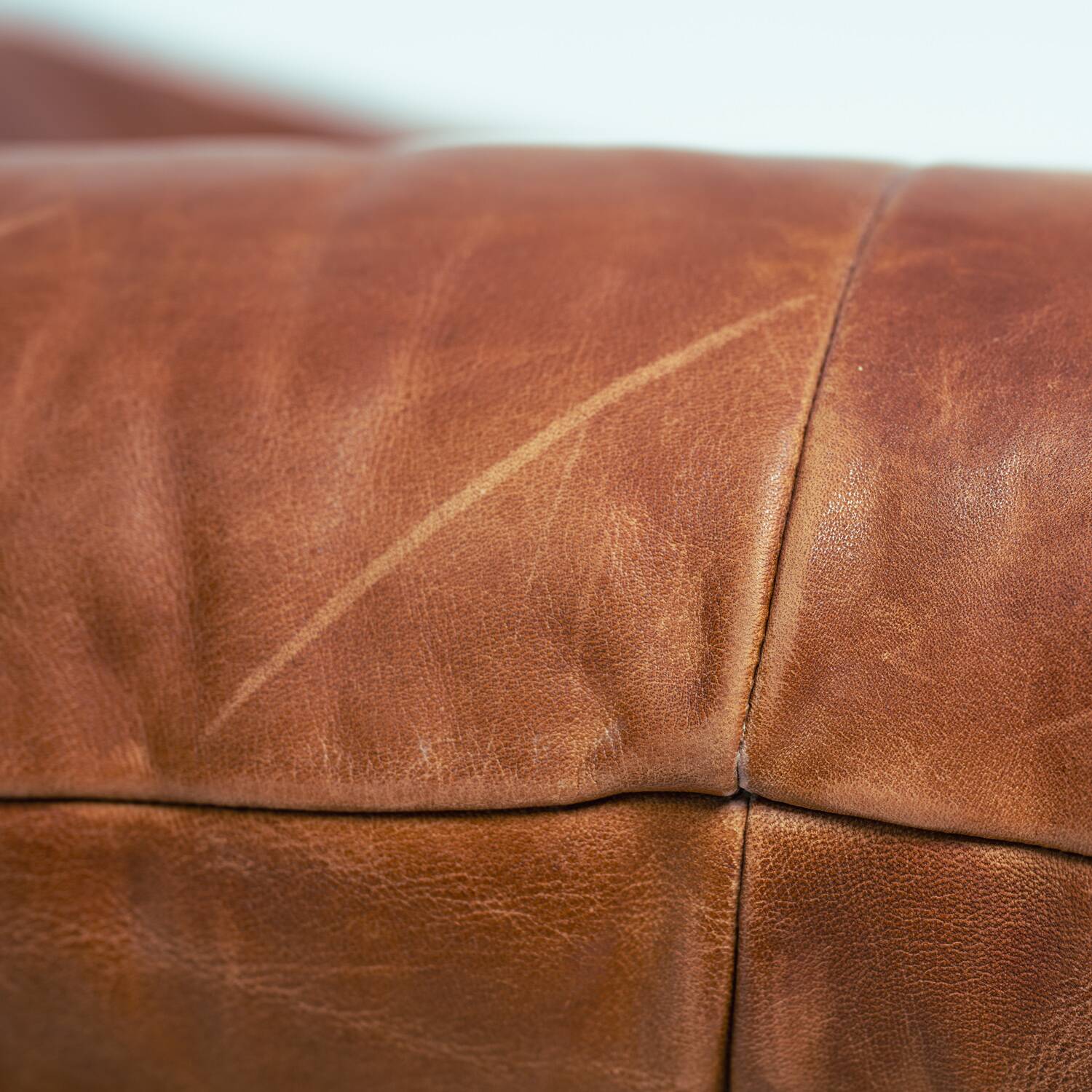 Canapé rock Gerard van den Berg en cuir de rotin, années 1970