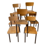 Lot 8 school chairs
