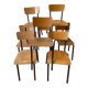 Lot 8 school chairs
