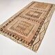 "Tapis Kilim Ancien 100% Laine – Grand Format, Pièce Rare à Motifs Ethnique