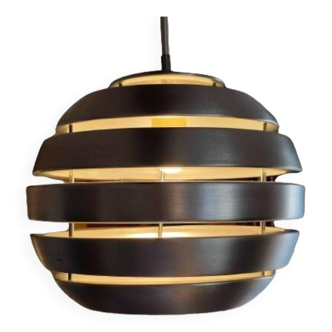 Vintage space age metal pendant light.