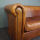 Beautifully colored 2.5-seater cowhide sofa