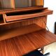 Scandinavian library secretary in vintage teak from the 60s