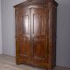 Classic Piedmontese walnut wardrobe from the early 18th century