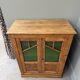 Art Deco glass-fronted oak sideboard (renovated)