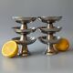 Ice cream cups, stainless steel dessert, 1970