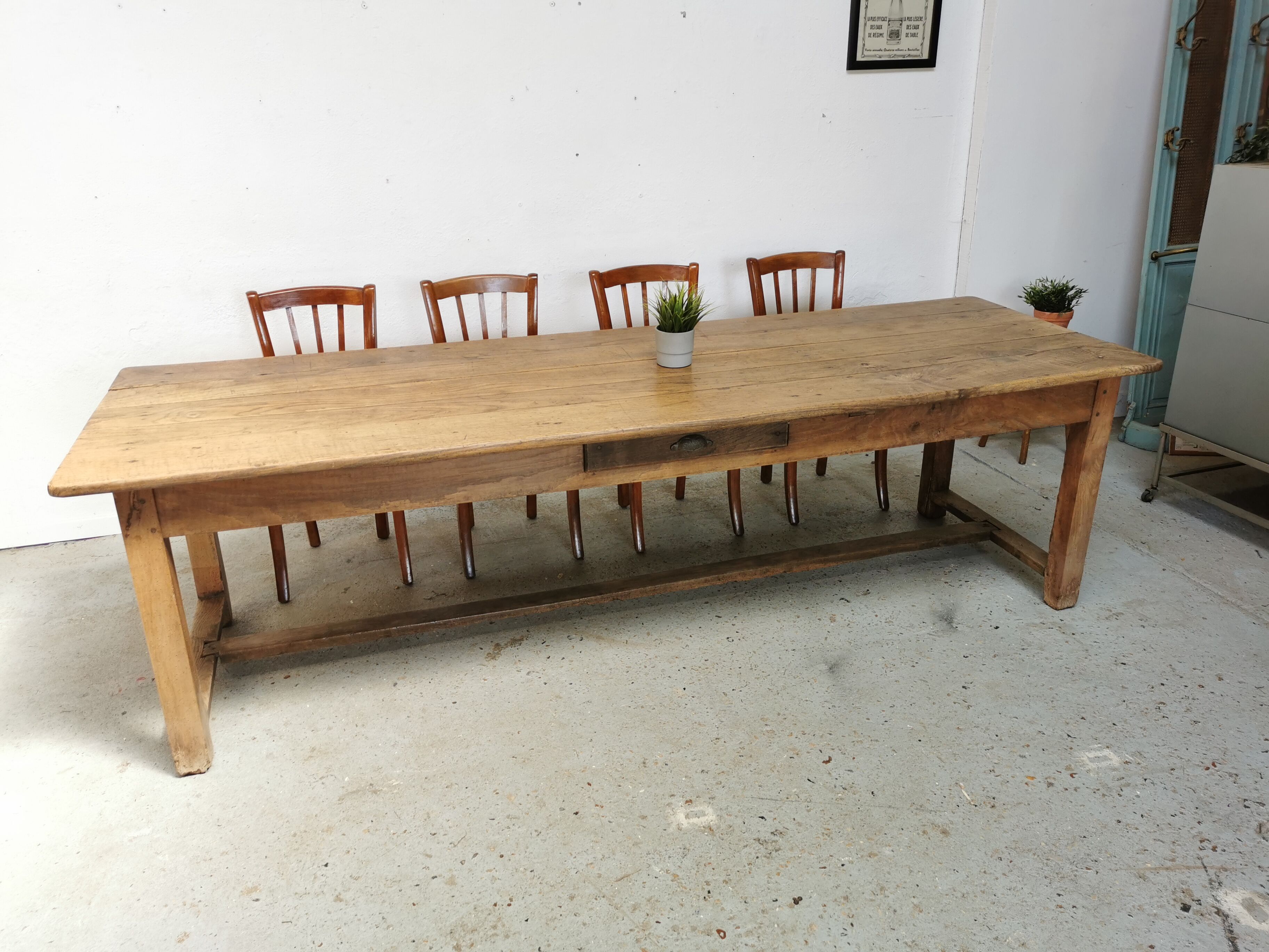 Table de ferme en chêne 260cm
